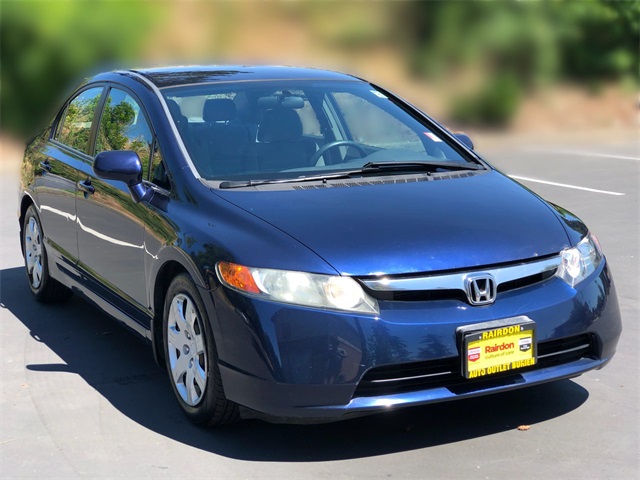 Pre-owned 2007 Honda Civic Lx 4d Sedan In Burien #7l140480 